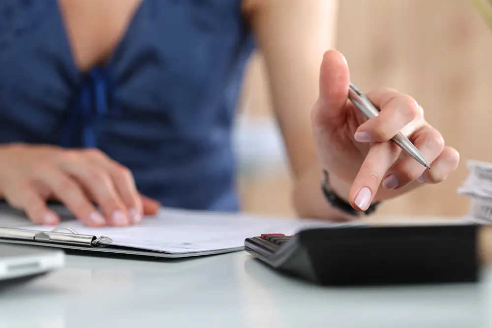 Graphs and financial documents symbolizing brokerage expertise
