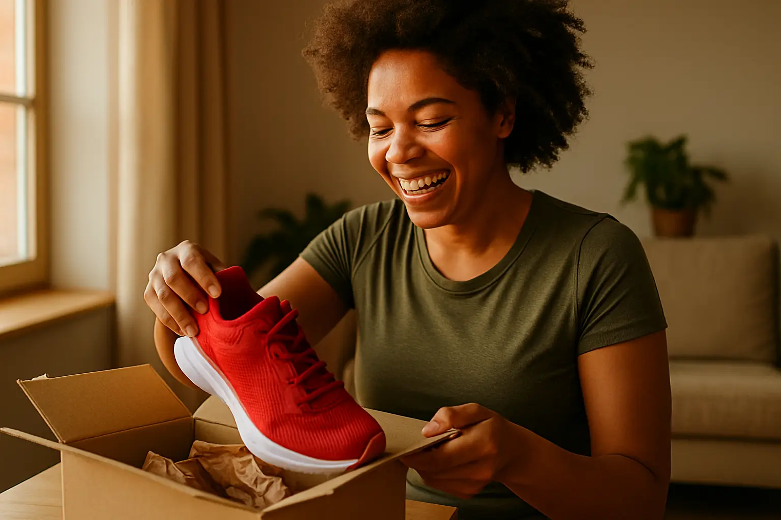 Woman comparing different consumer credit solutions